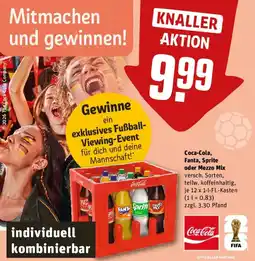 REWE Coca-Cola, Fanta, Sprite oder Mezzo Mix Angebot