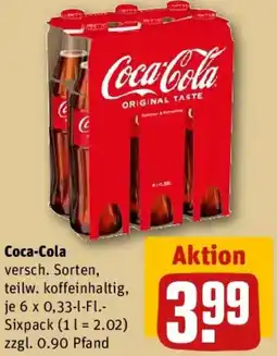 REWE Coca-Cola Angebot