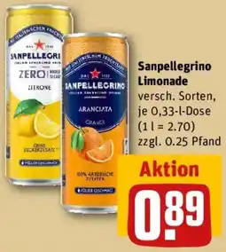 REWE Sanpellegrino Limonade Angebot