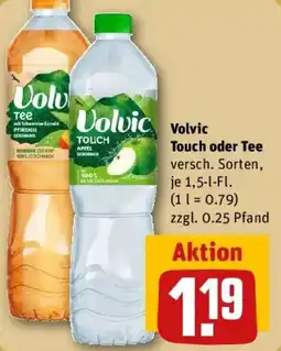 REWE Volvic Touch oder Tee Angebot