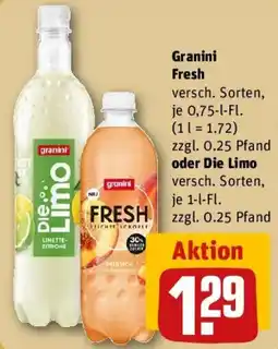 REWE Granini Fresh oder Die Limo Angebot