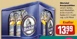 REWE Mönchshof Brauspezialitäten Angebot