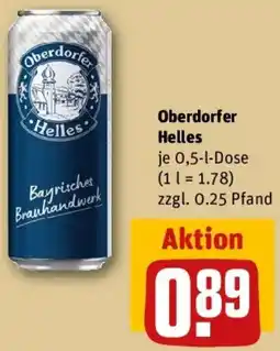 REWE Oberdorfer Helles Angebot