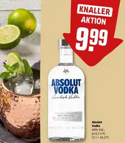 REWE Absolut Vodka Angebot
