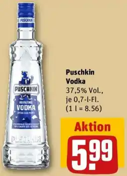 REWE Puschkin Vodka Angebot