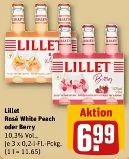 REWE Lillet Rosé White Peach oder Berry Angebot