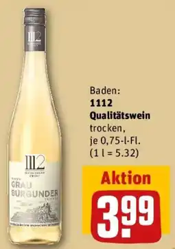 REWE 1112 Qualitätswein Angebot