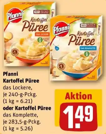 REWE Pfanni Kartoffel Püree oder Kartoffel Püree Angebot