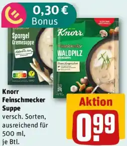 REWE Knorr Feinschmecker Suppe Angebot