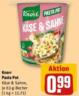 REWE Knorr Pasta Pot Angebot