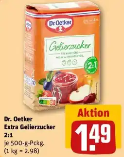 REWE Dr. Oetker Extra Gelierzucker 2:1 Angebot