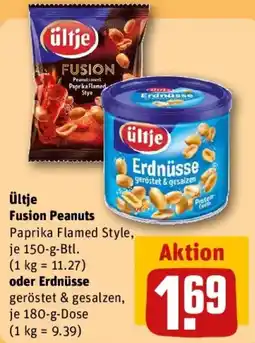 REWE Ültje fusion peanuts oder erdnüsse Angebot