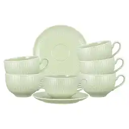 Netto Marken-Discount Seltmann Weiden Milchkaffeetassen mit Untertassen Amina 350 ml 6er Set Angebot