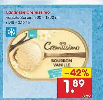 Netto Marken-Discount Langnese Cremissimo Angebot