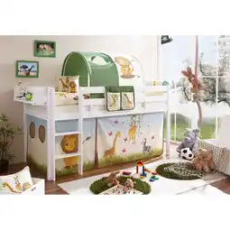 Netto Marken-Discount TiCAA Hochbett Malte Kiefer Weiß Motiv Angebot
