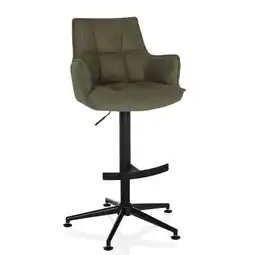 Netto Marken-Discount hjh LIVING Barhocker SOLAO LIFE HIGH Microfaser mit Armlehnen Angebot