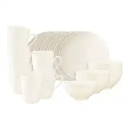 Netto Marken-Discount Seltmann Weiden Frühstücksservice Savona Fine Diamond 18er Set Angebot