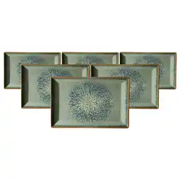 Netto Marken-Discount Ritzenhoff & Breker Servierplatten Verde 34 x 23 cm 6er Set Angebot