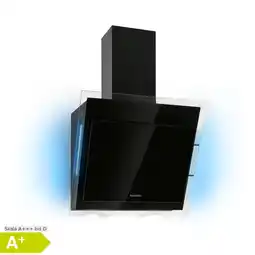 Netto Marken-Discount Mirage 90 Dunstabzugshaube 550 m³/h Touch-Panel RGB-Ambiente-Licht A++ Schwarz Angebot