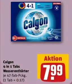 REWE Calgon 4 in 1 Tabs Wasserenthärter Angebot