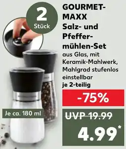 Kaufland GOURMETMAXX Salz- und Pfeffermühlen-Set Angebot