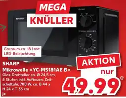 Kaufland SHARP Mikrowelle YC-MS181AE B Angebot