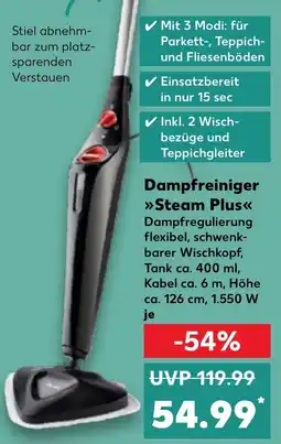 Kaufland Vileda Dampfreiniger Steam Plus Angebot