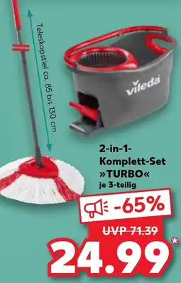 Kaufland Vileda 2-in-1 Komplett-Set TURBO Angebot