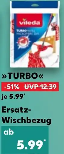 Kaufland Vileda Ersatz Wischbezug TURBO Angebot