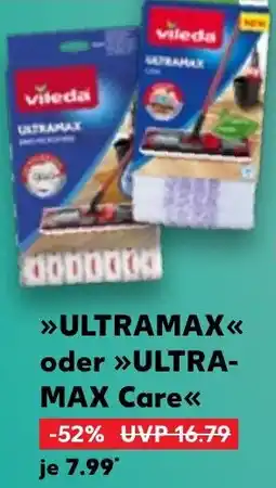 Kaufland Vileda ULTRAMAX oder ULTRA-MAX Care Angebot