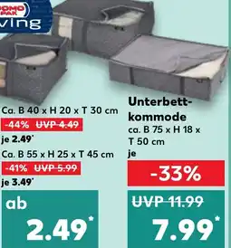 Kaufland DOMO PAK Living Unterbettkommode Angebot