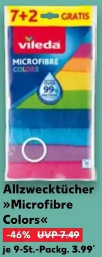 Kaufland Vileda Allzwecktücher Microfibre Colors Angebot