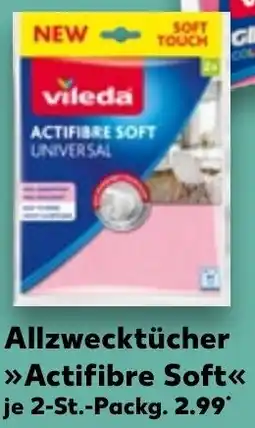 Kaufland Vileda Allzwecktücher Actifibre Soft Angebot