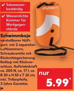 Kaufland CRIVIT Schwimmboje Angebot