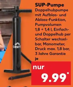 Kaufland CRIVIT SUP-Pumpe Angebot