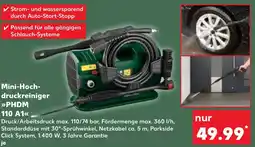 Kaufland PARKSIDE Mini-Hochdruckreiniger PHDM 110 A1 Angebot