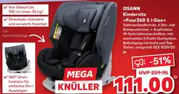 Kaufland OSANN Kindersitz Four360 S i-Size Angebot