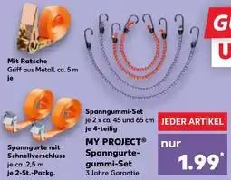 Kaufland MY PROJECT Spanngurtegummi-Set Angebot