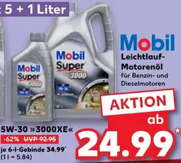 Kaufland Mobil Leichtlauf Motorenöl 5W-30 Angebot