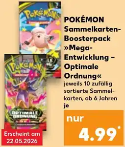 Kaufland POKÉMON Sammelkarten Boosterpack Angebot