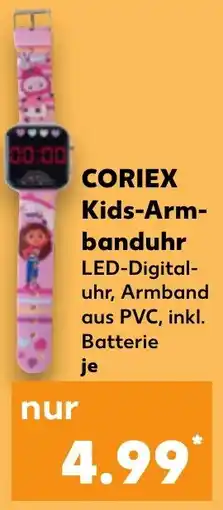 Kaufland CORIEX Kids-Armbanduhr Angebot