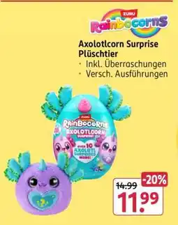 Rossmann Axolotlcorn Surprise Plüschtier Angebot