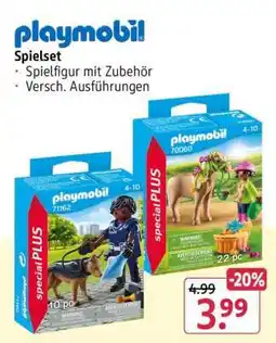 Rossmann playmobil specialPLUS Angebot