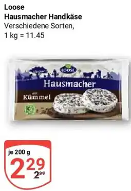 Globus Loose Hausmacher Handkäse Angebot