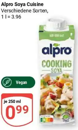 Globus Alpro Soya Cuisine Angebot