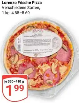 Globus Lorenzo Frische Pizza Angebot
