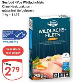 Globus Seafood 4You Wildlachsfilets Angebot