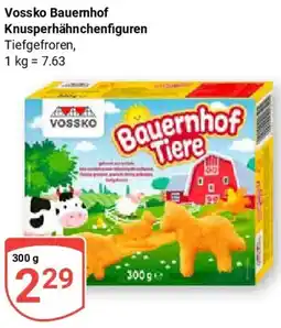 Globus Vossko Bauernhof Knusperhähnchenfiguren Angebot