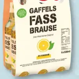 trinkgut Gaffels Fassbrause Zitrone Angebot