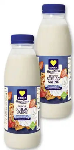 Scheck-in-Center Edeka Herzstücke Frische Schlagsahne Angebot